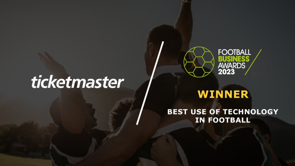 Ticketmaster Sport wins Football Business Awards 2023